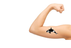 Orca Killer Whale  Temporary Tattoos