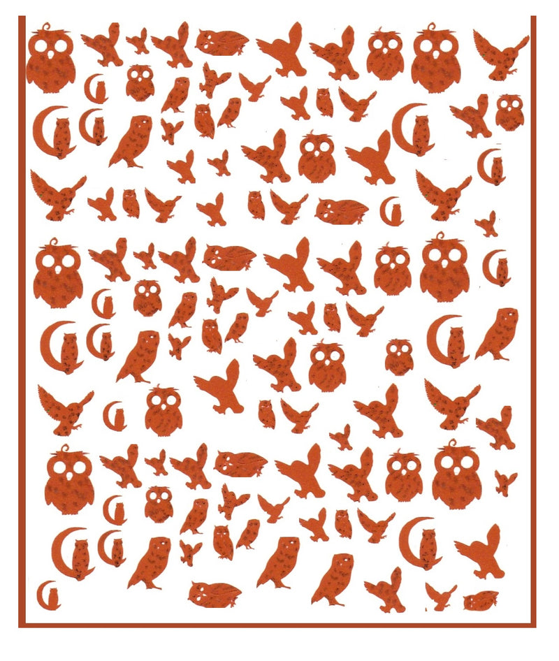 Owl Nail Stickers