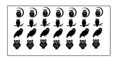 Owl   Vinyl Stickers ( Multiple colours to choose from )