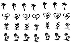 Musical Instruments  Vinyl Stickers ( Multiple colours to choose from )