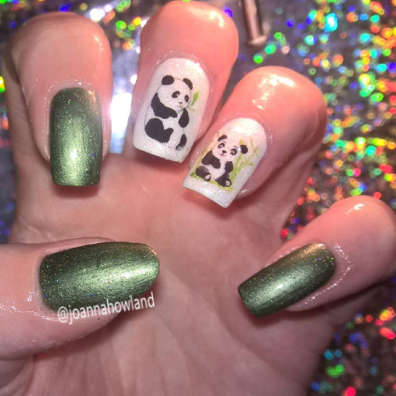 Panda Nail Art