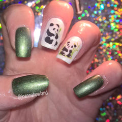 Panda Nail Art