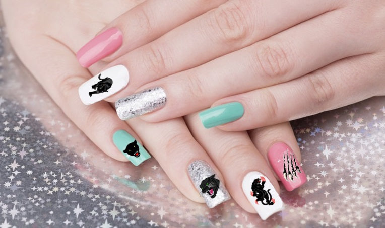 Panther c1 Nail Art