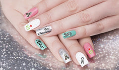 Parkinsons Awareness Nail Art