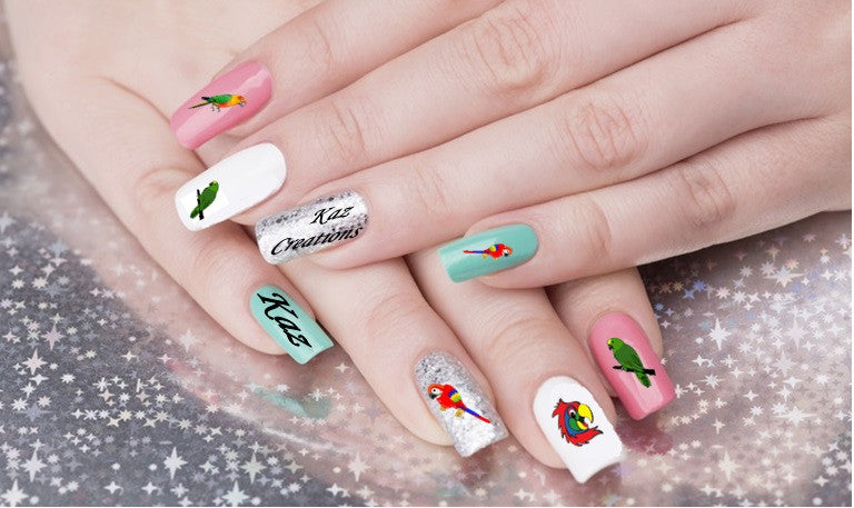Parrot Nail Art