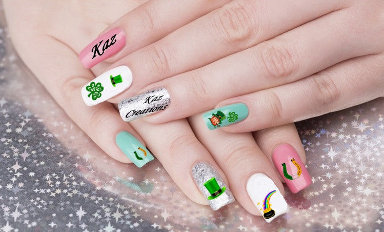St Patricks day Nail Art Decals