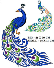 Peacock Iron On Transfer ( Several Designs )