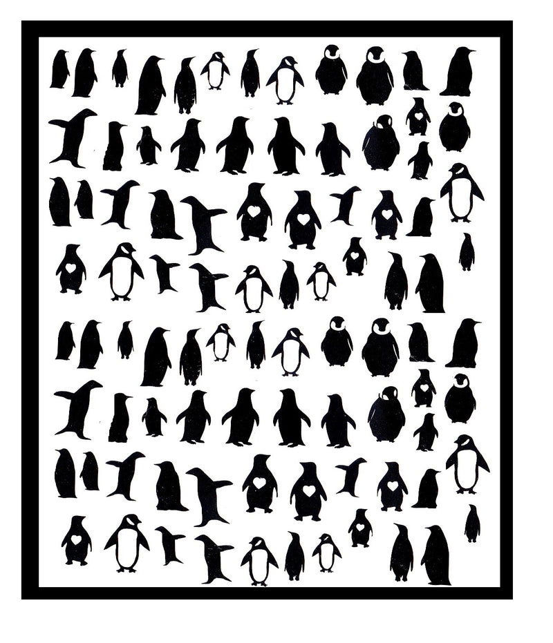 Penguin Nail Stickers