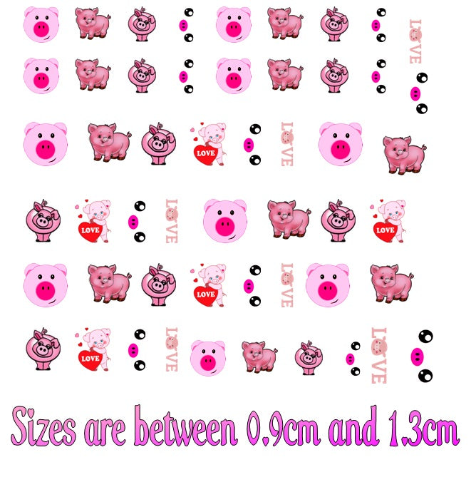 Pig Nail Art