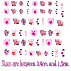 Pig Nail Art