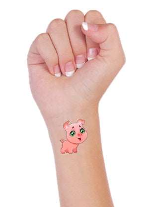Pig Temporary Tattoos