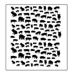Pig  Nail Stickers