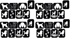 32 Poodle Tattoo Stencils