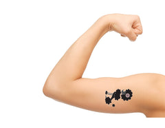 Poodle Dog Temporary Tattoos