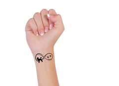 Poodle Dog Temporary Tattoos