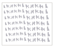 Poodle  Nail Stickers