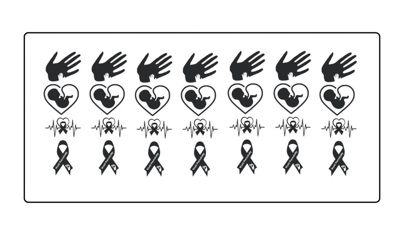 Premature Baby Vinyl Stickers ( Multiple colours to choose from )