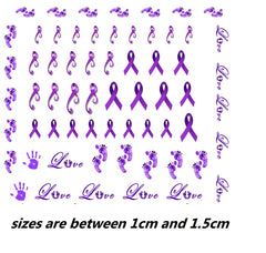 World Prematurity Day ( Premature baby ) Nail Art Decals