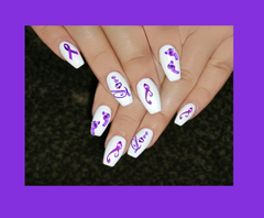 World Prematurity Day ( Premature baby ) Nail Art Decals