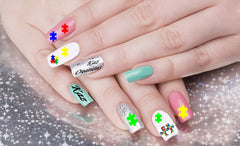Puzzle Nail Art