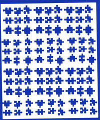 Puzzle Autism  Nail Stickers