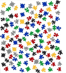 Puzzle Autism  Nail Stickers