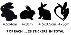 Rabbit Vinyl Stickers ( Multiple colours to choose from )