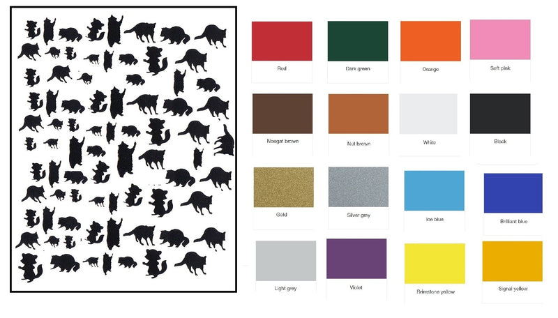 Raccoon Nail Stickers