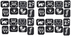 32  Raccoon Tattoo Stencils