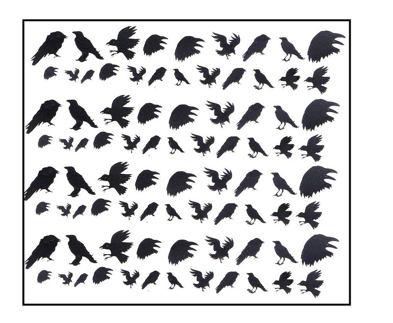 Raven Nail Stickers