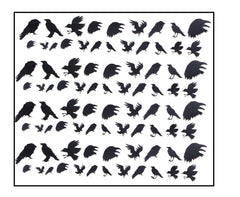Raven Nail Stickers