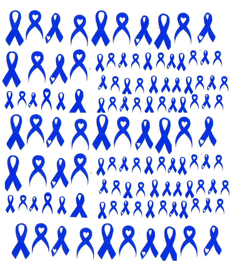 Awareness Ribbon Nail Stickers