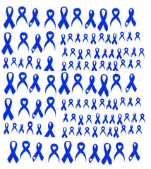 Awareness Ribbon Nail Stickers