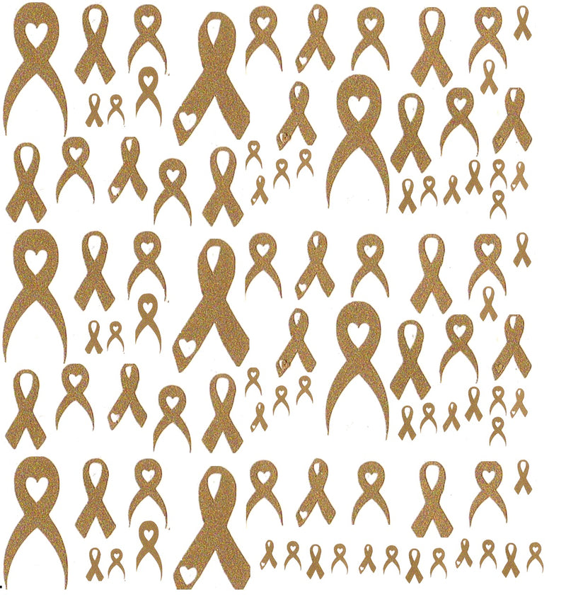 Awareness Ribbon Nail Stickers