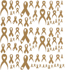 Awareness Ribbon Nail Stickers