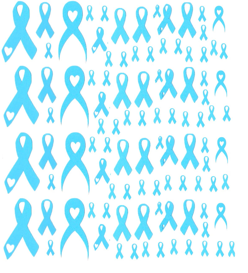 Awareness Ribbon Nail Stickers