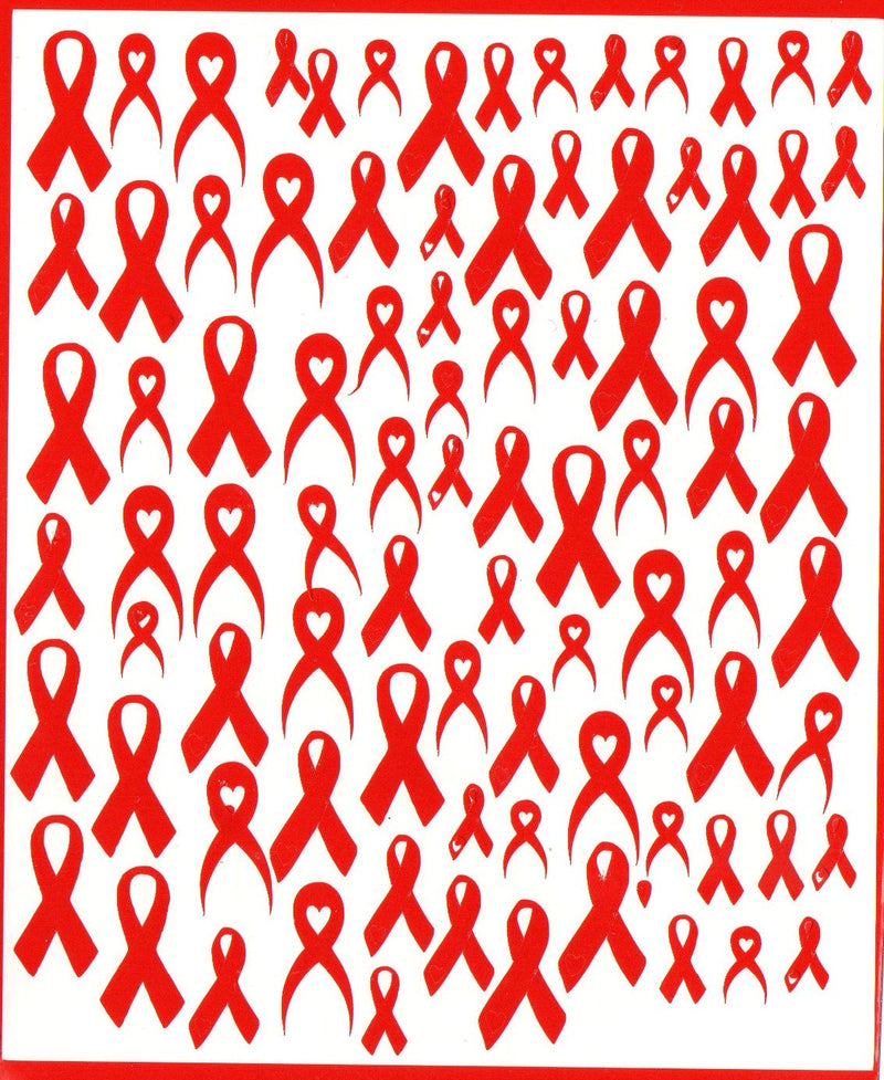 Awareness Ribbon Nail Stickers