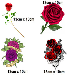 Rose  Iron On Transfer