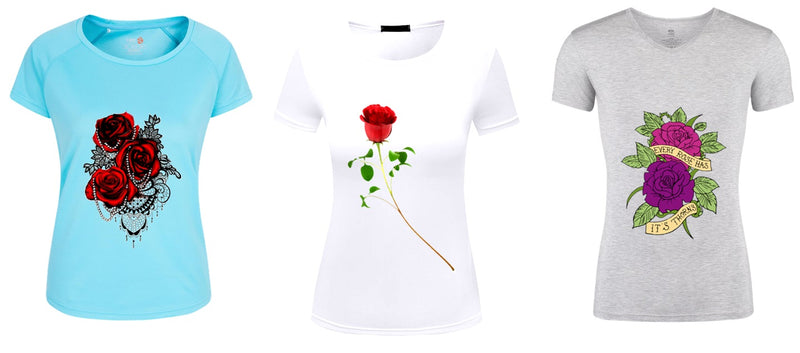 Rose  Iron On Transfer