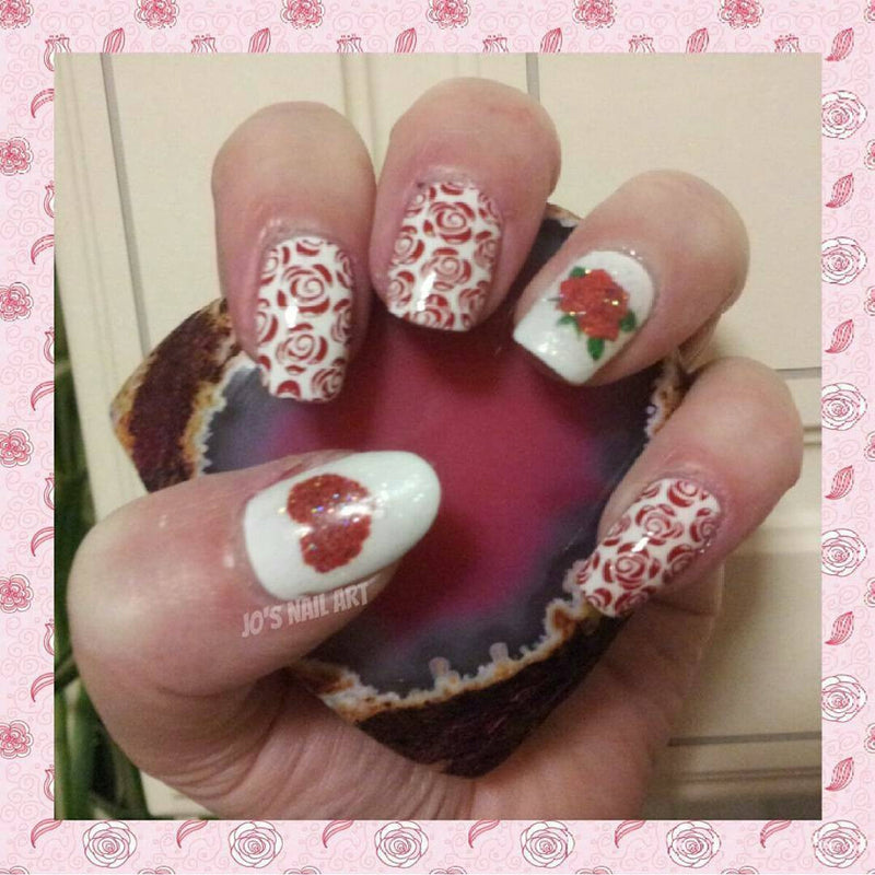 Rose Code 2 Nail Art