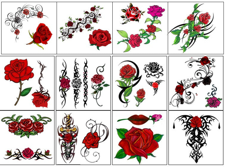 Rainbow Temporary Tattoos