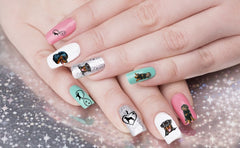 Rottweiler Dog  Nail Art Decals