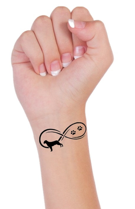 Rottweiler Dog Temporary Tattoos