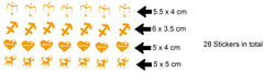 Sagittarius Vinyl Stickers ( Multiple colours to choose from )