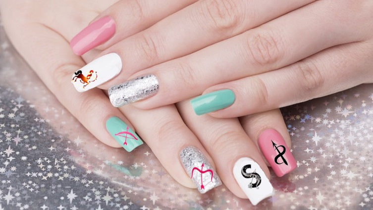 Sagittarius Nail Art