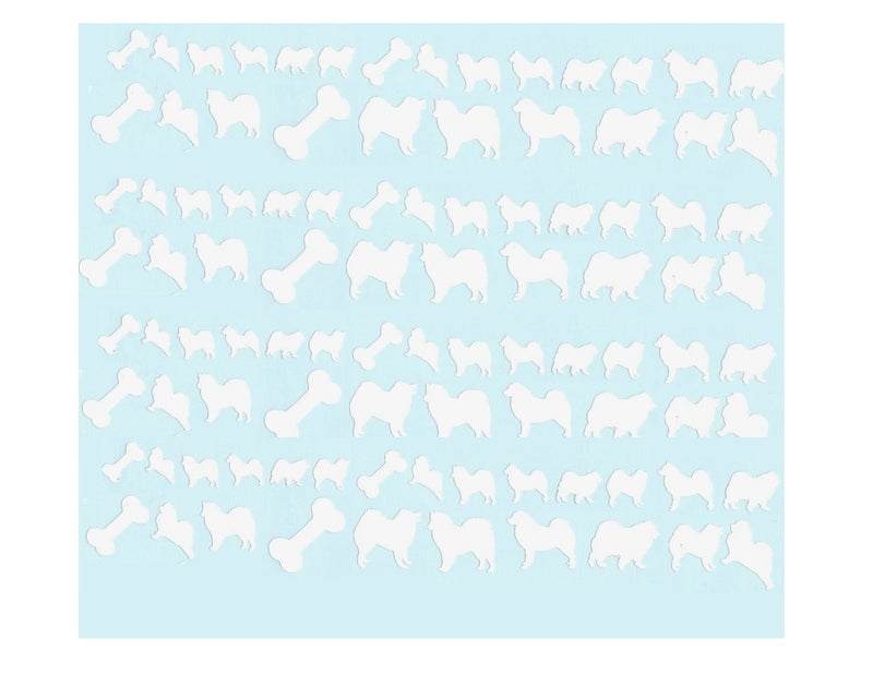 Samoyed Nail Stickers