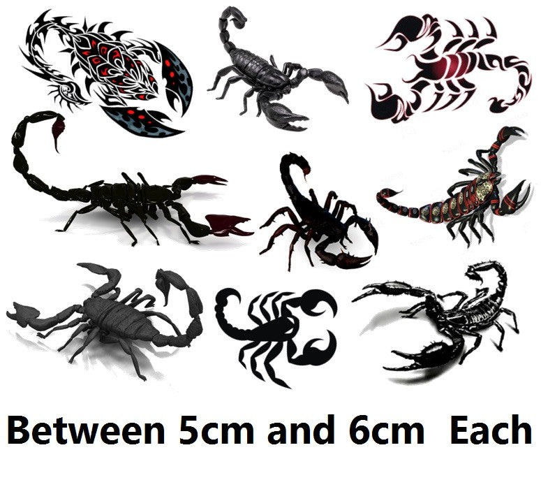 Scorpion Temporary Tattoos