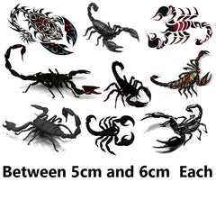 Scorpion Temporary Tattoos