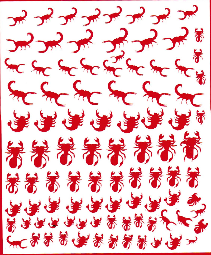Scorpion Nail Stickers