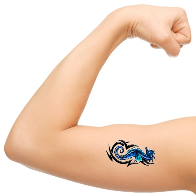 Seahorse Temporary Tattoos